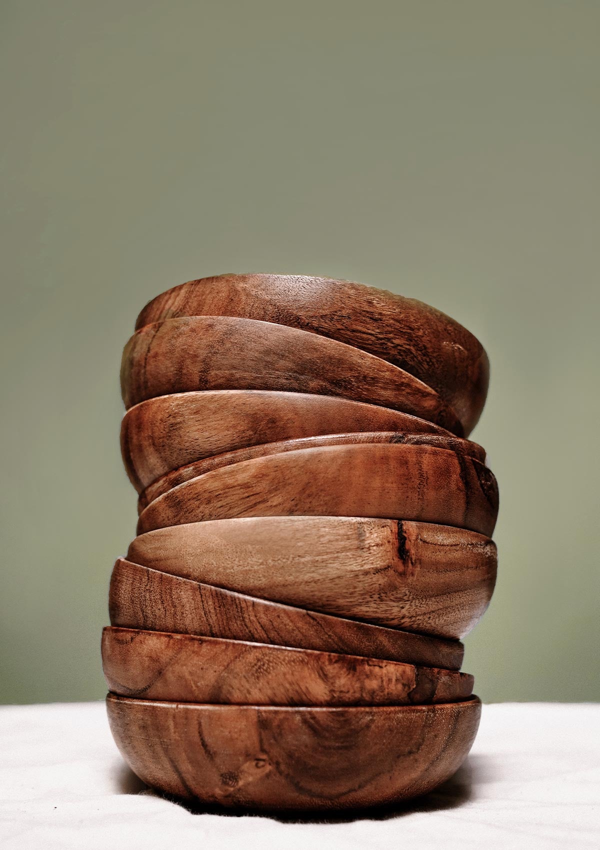 JEHAN WOODEN BOWLS (SMALL)