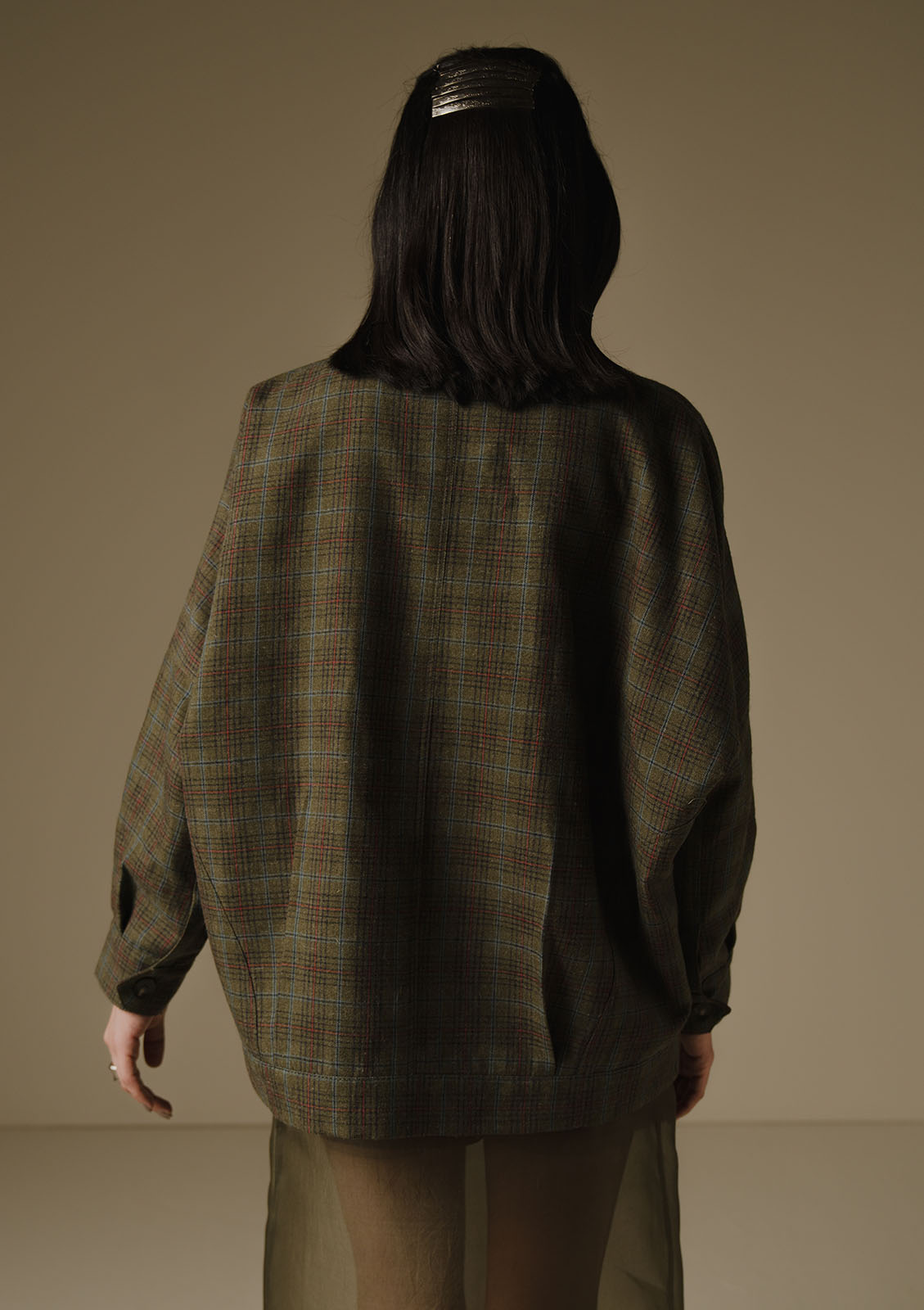 Plaid Oversize Jacket